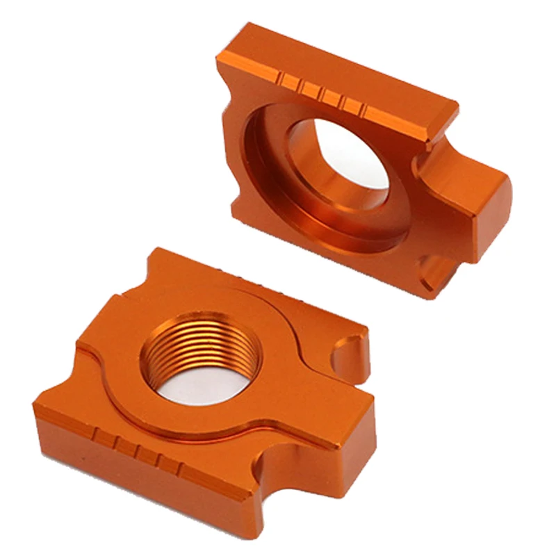 Блок регулировки цепи задней оси 20 мм для KTM EXC EXCF XCW XCFW 125 250 300 350 450 525 530 2008-2020 2019 | Накладки и декоративные молдинги -4001309460347