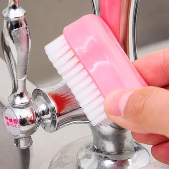 

Multifunction Mini Cleaning Brush With Suction Cup Nail Shape Brush Finger Dirt Bathroom Cleaning Brushes