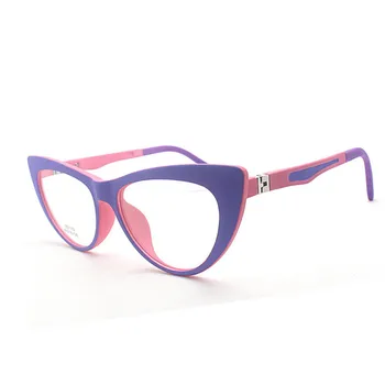 

UltraLight Cat Eyes TR90 Frame Glasses Kids Eyeglasses for Girls Boys Computer glasses Myopia Optical Flexible Oculos De Sol