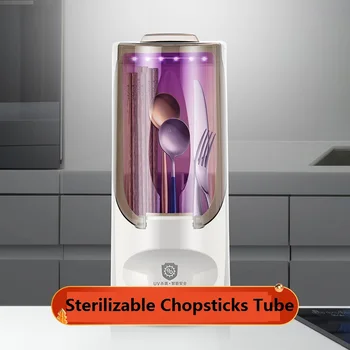 

Micro-USB UV Sterilizable Chopsticks Tube Home Kitchen Box Machine Vertical Tableware Disinfection 2020NEW Hot Durable Practical