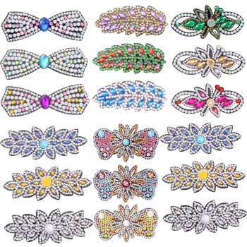 

3 PCS DIY Diamond Painting Hair Clip DIY Rhinestone Barrettes Girls Bobby Pin Hairpins Diamond Painting Hair Clips Styling Tool