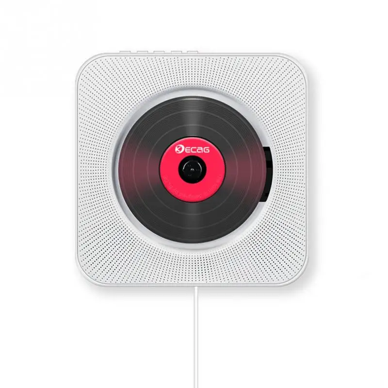 Настенный Bluetooth CD-плеер портативный домашний аудио магнитофон с пультом дистанционного управления fm-радио встроенные HiFi колонки USB MP3