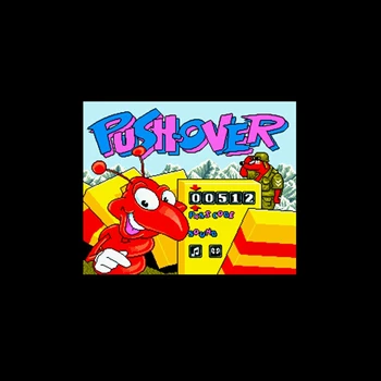 

Push-Over USA Version 16 bit Big Gray Game Card For NTSC Game Player