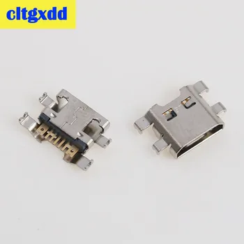 

cltgxdd 2-10pcs Micro mini USB Charging Dock Port Connector socket For LG K10 K420 K428 k10 2017 X400 K121 M250 Data port 7 Pin