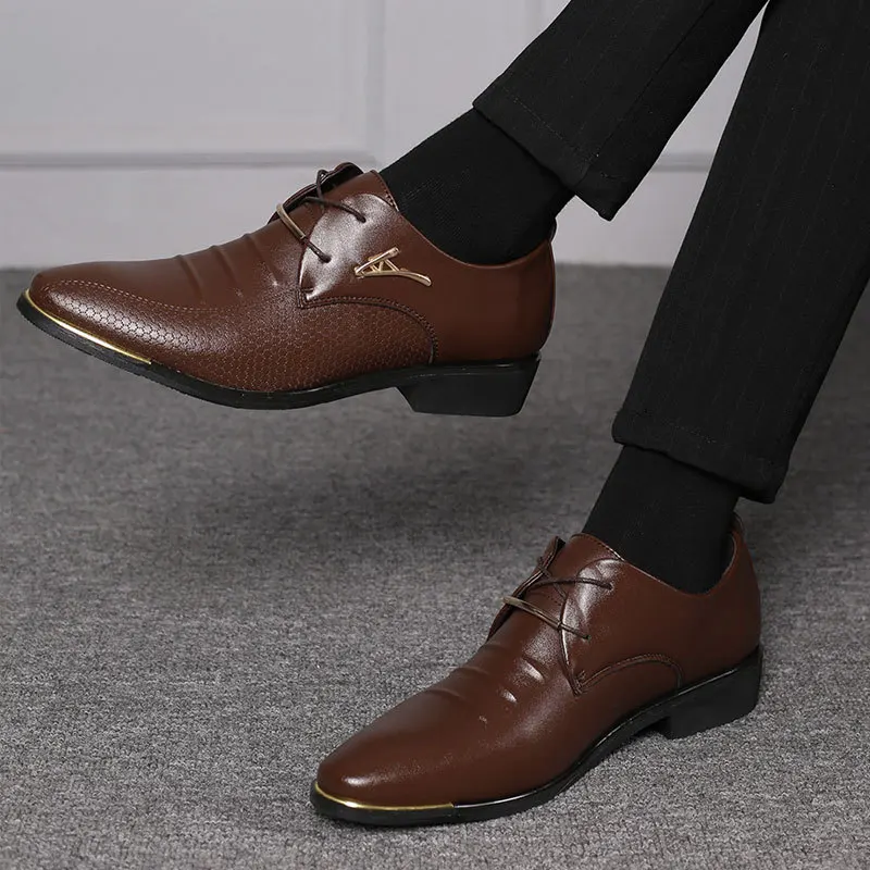 REETENE/мужская кожаная официальная обувь; модельные туфли на шнуровке; оксфорды; модная обувь в стиле ретро; элегантная рабочая обувь; Мужские модельные туфли