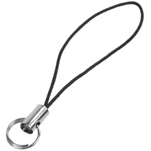 Lot of 100 Pieces Portable Lanyard in Nylon for Telephone Tether Cord of Phone Carrying Chain for MP3 Key USB Keychain Holder ID