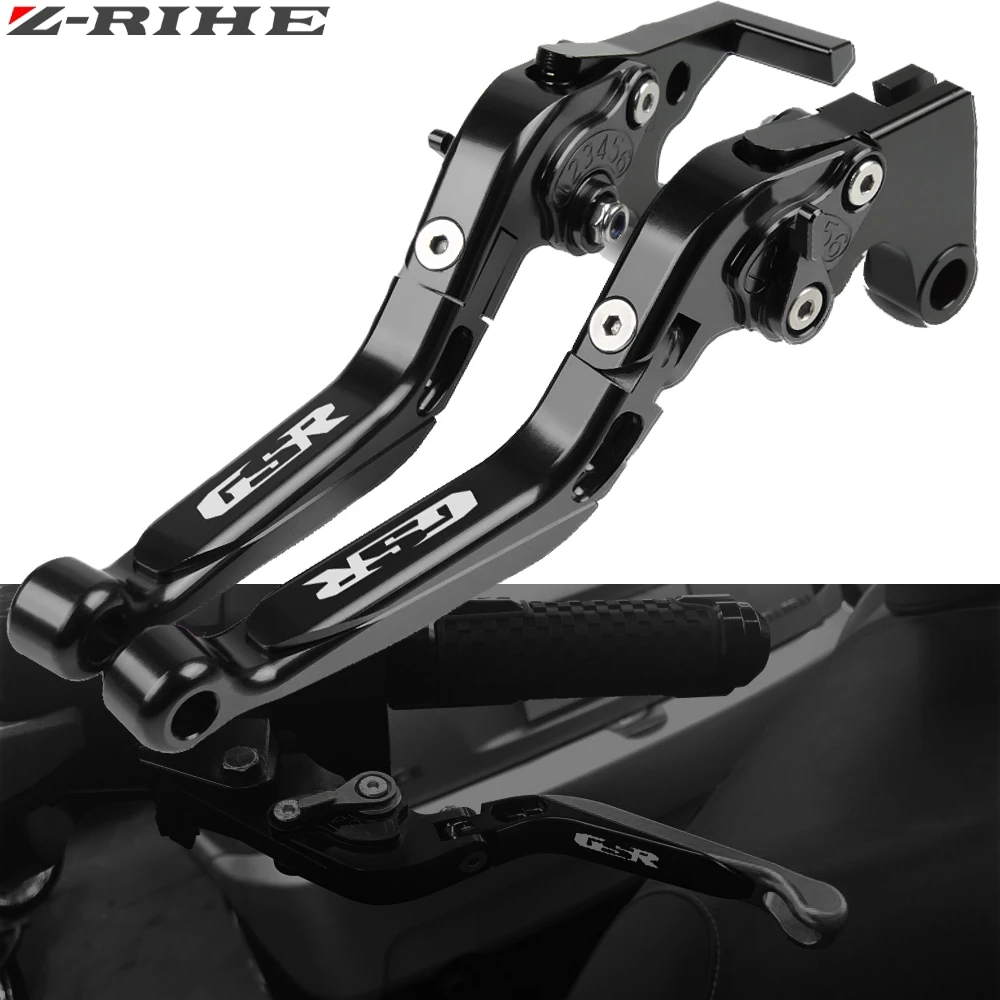 Для SUZUKI GSR 750 2011- GSR 600 2006-2011 GSR 400 2008-2012 аксессуары для мотоциклов ЧПУ Короткие тормозные рычаги сцепления логотип GSR