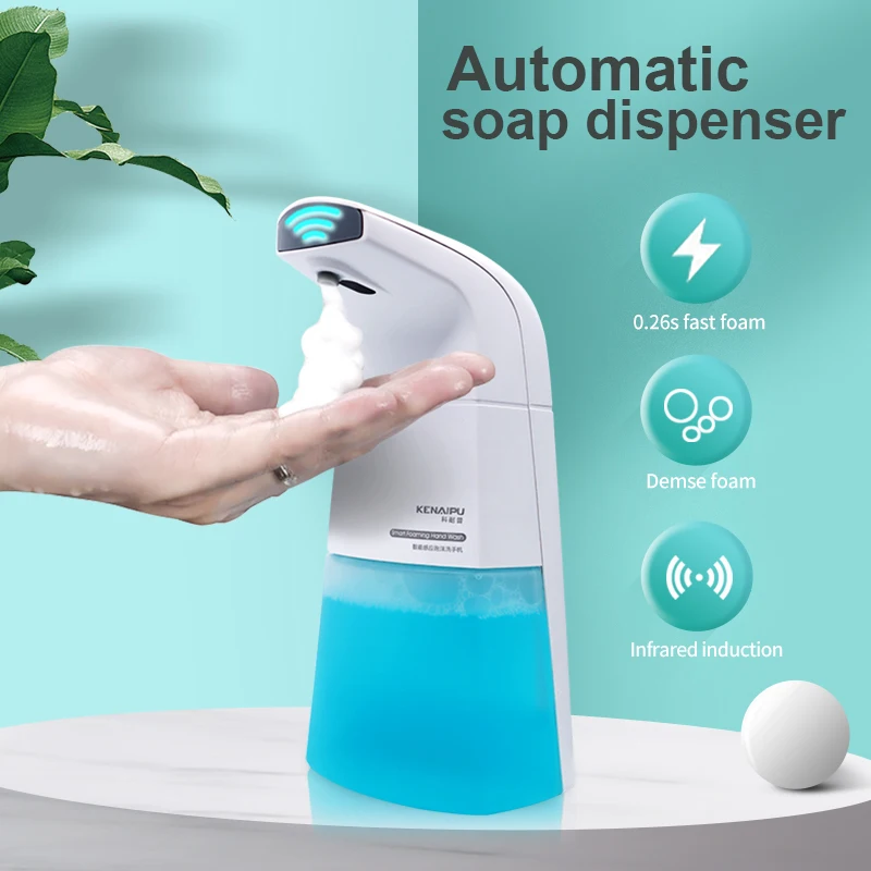 KENAIPU Automatic Foam Soap Dispenser Induction Liquid Hand Washing Machine intelligent foam Touchless Infrared Sensor