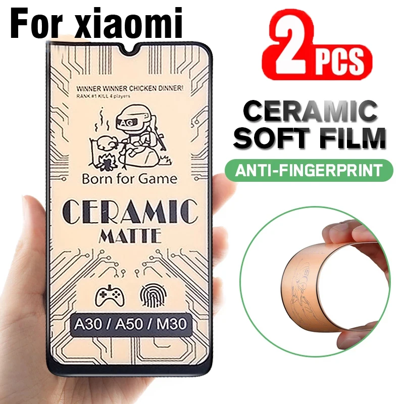 Матовое мягкое керамическое закаленное стекло для Xiaomi Mi 9 SE 9T Redmi Note 8 s 8T Poco X3 NFC 2 шт.