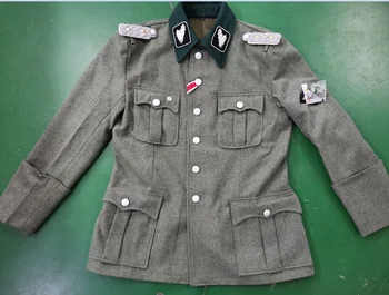 Ii wojna światowa WW2 niemiecka elita oberführer (starszy pułkownik) ranga oficer M36 wełna pole mundur wojskowy tunika i bryczesy tanie i dobre opinie CN (pochodzenie) COTTON Zestawy Medyczne