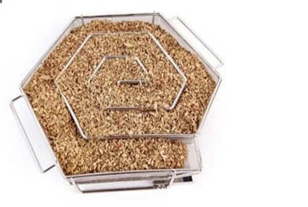 Hexagon Нержавеющая сталь принадлежности для барбекю гриль для бекона мясо рыба жаркое инструменты генератор холодного дыма круглый коптильня древесная стружка инструмент для барбекю - Цвет: Hexagon