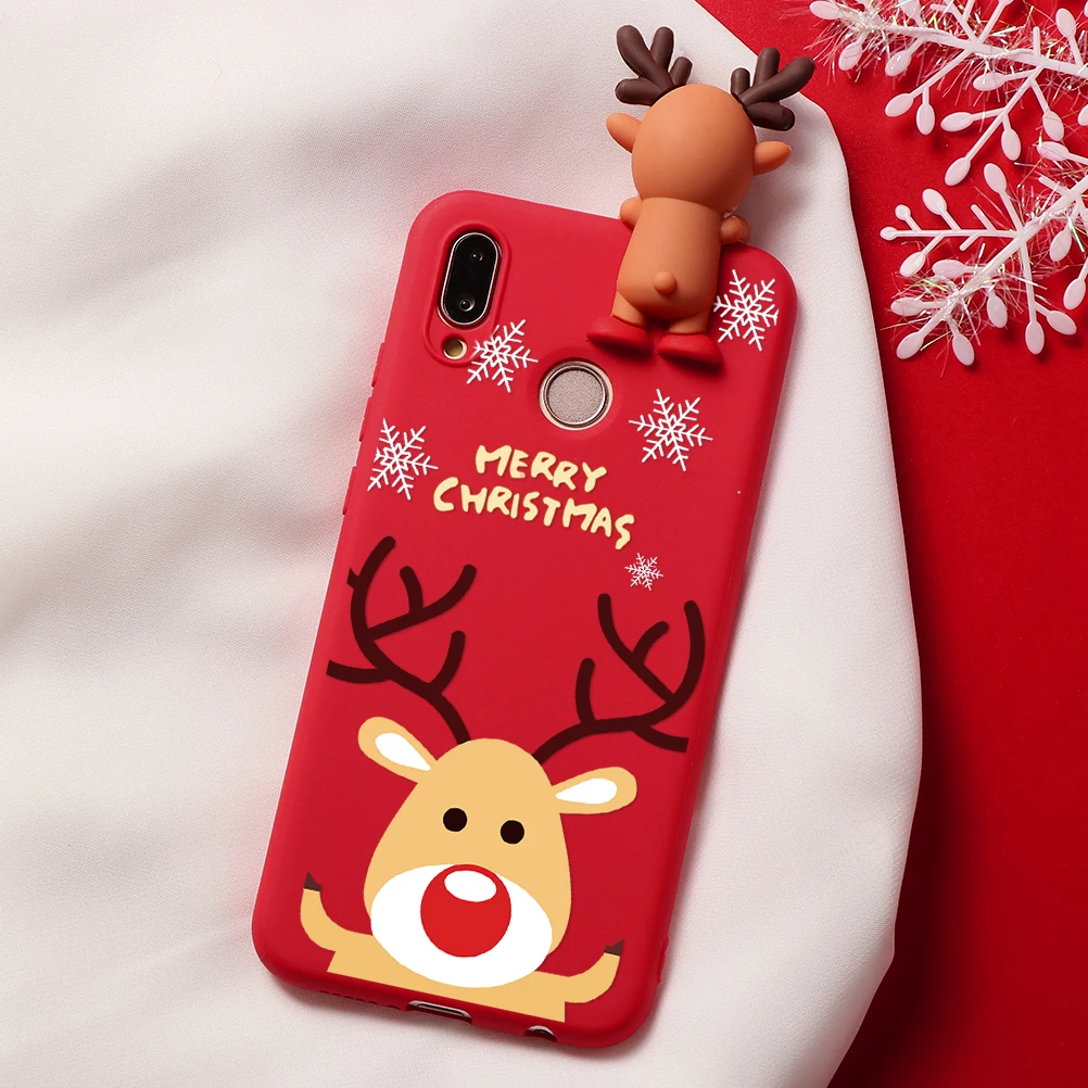 Рождественский чехол для Huawei Y5P Y6P Y7P Honor Play 9A 9S 9C 10i 9 View 10 20 30 Lite Pro 8X 9X Nova 3i 5T Санта