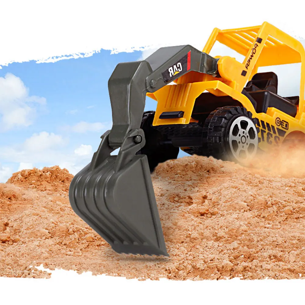 6 Styles /set Car Construction Engineering Vehicle Toy Diecast Excavator Toys Mixer Model for Boys - 4