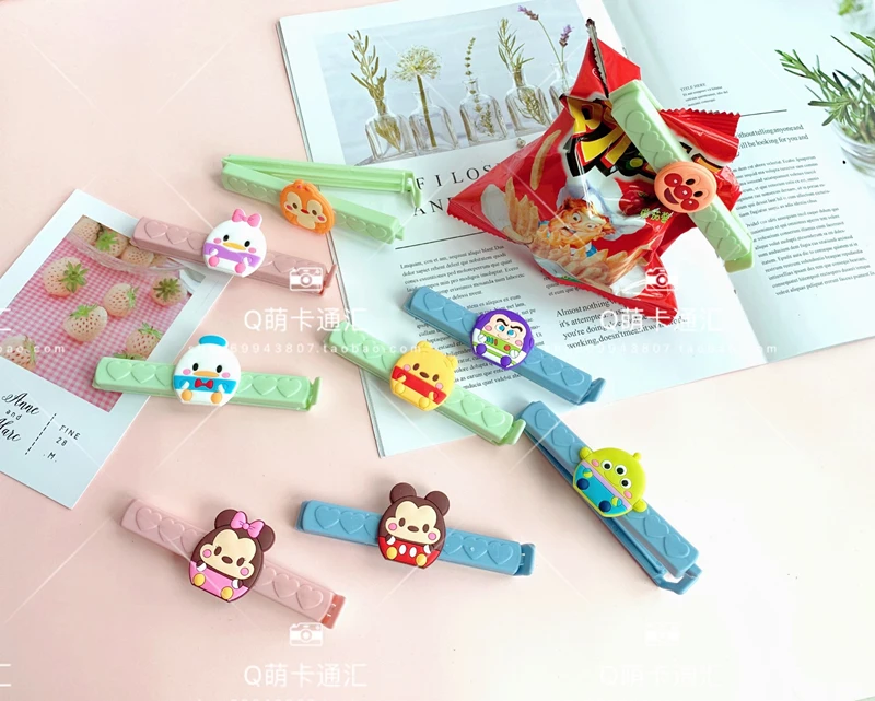 IVYYE Melody Микки Даффи Doraemon аниме сумка с зажимами мультфильм сумка для хранения упаковщик еда кухонные инструменты закуски бытовой унисекс