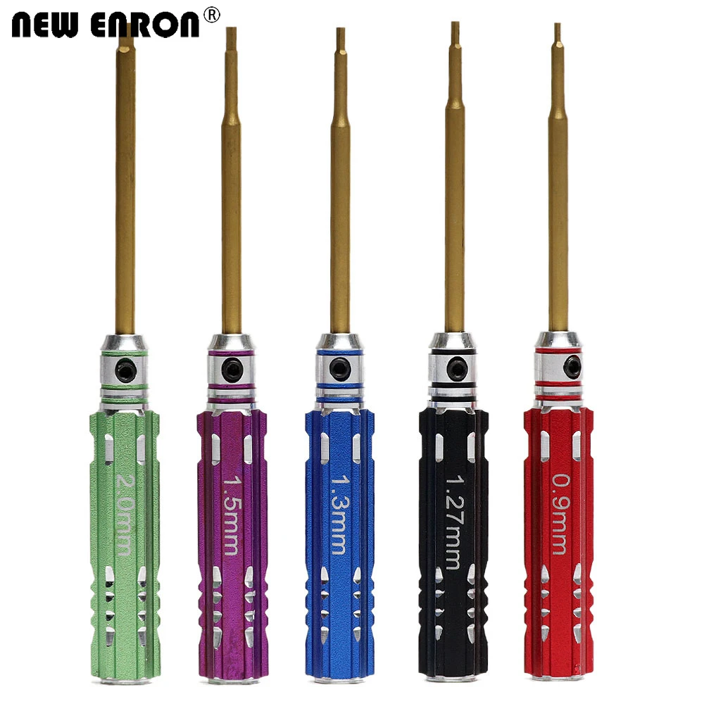 Nuevo ENRON Meta/0,9/1,27/1,3/1,5/2,0mm Destornillador hexagonal Kit de  herramientas de destornillador para 1/24 coche RC Axial SCX24 Traxxas TRX-4  Tamiya - AliExpress Juguetes y pasatiempos
