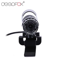 DeepFox веб-камера с 12 Мп Высокое разрешение Камера веб-камера 360 градусов usb-веб-камера зажим для микрофона для ноутбука настольный компьютер