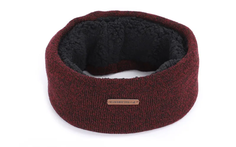 UNISEX Warm Knitted Ring Scarves Thick Inside Super Elastic Knit Mufflers Neck Warmers Loop Snood Shawl Ski Scarf For Men Women