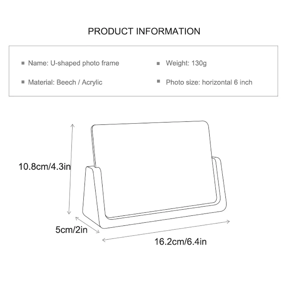 Creative European Solid Wooden Photo Frame Wedding Photo Picture Frame Desktop Office Photo Display Home Desk Decoration