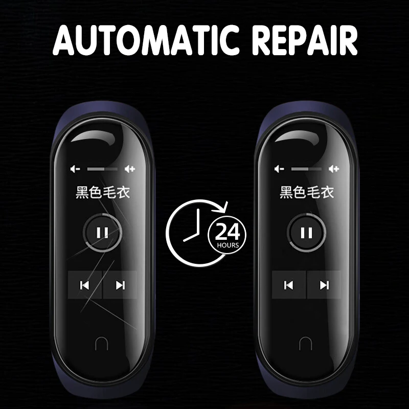 Защитная пленка для Xiaomi Mi Band 4 NFC умный Браслет на весь экран Гидрогелевая пленка Mi Band 4 Band 4 не закаленное стекло