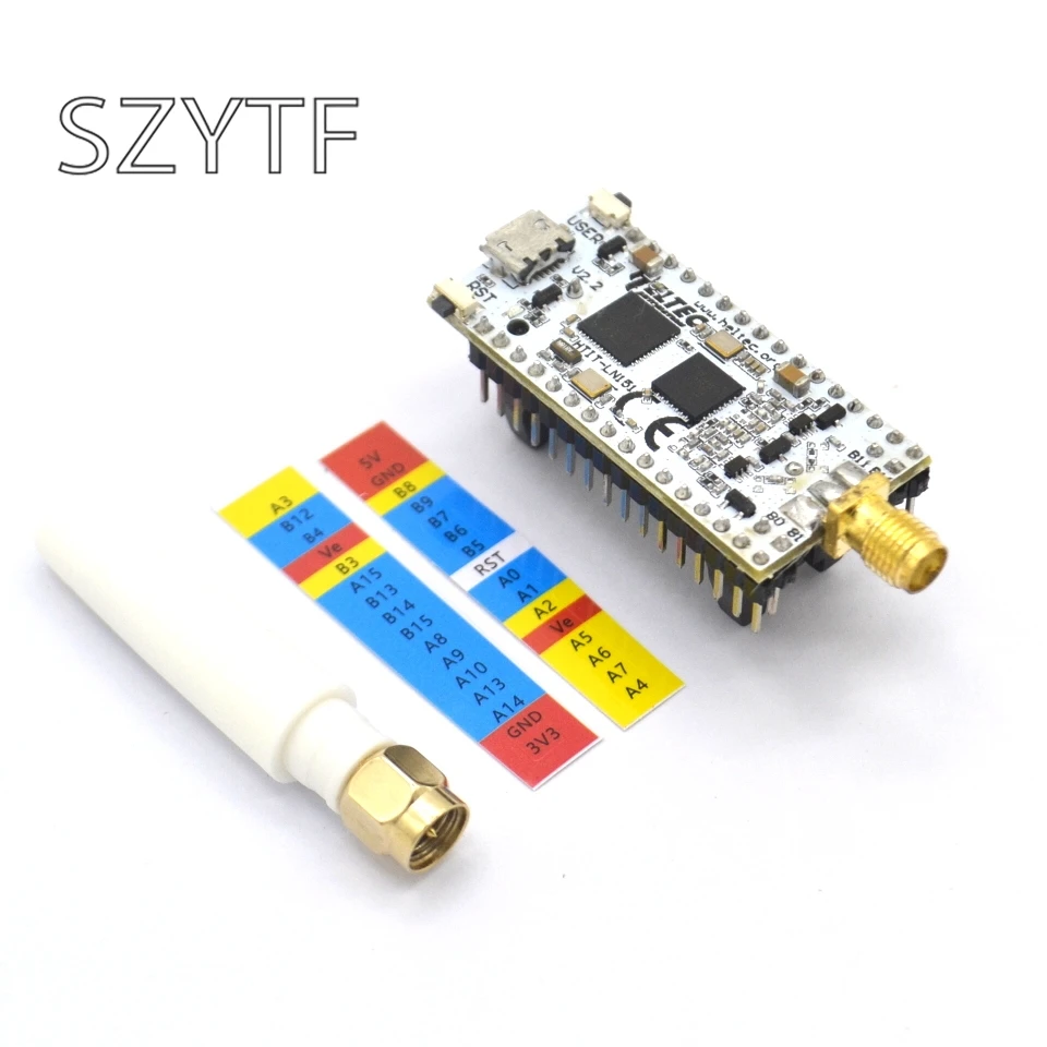 STM32L151CCU6 + SX1276 LoRaWAN узел ультра-низкая мощность 1/2AA литиевые тионилхлоридные