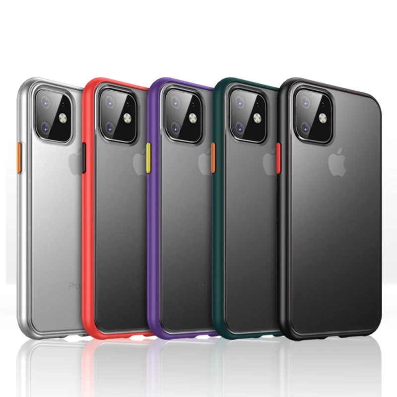 Oppselve матовый чехол для телефона для iPhone 11 Pro Max контрастный цвет защитный чехол для iPhone X XS MAX XR 8 7 Plus Capinhas