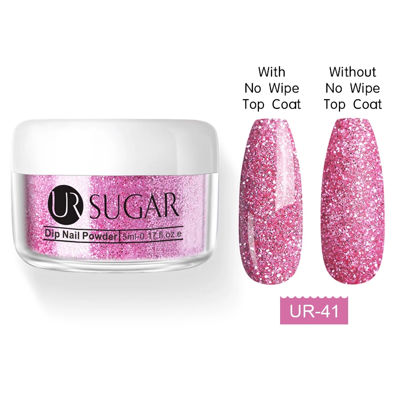 UR-41 Ur Sugar 5 мл блестящая пудра для ногтей 23 Цвета блестящая Пыль для гелевого украшения ногтей Маникюрные советы - Цвет: UR-41