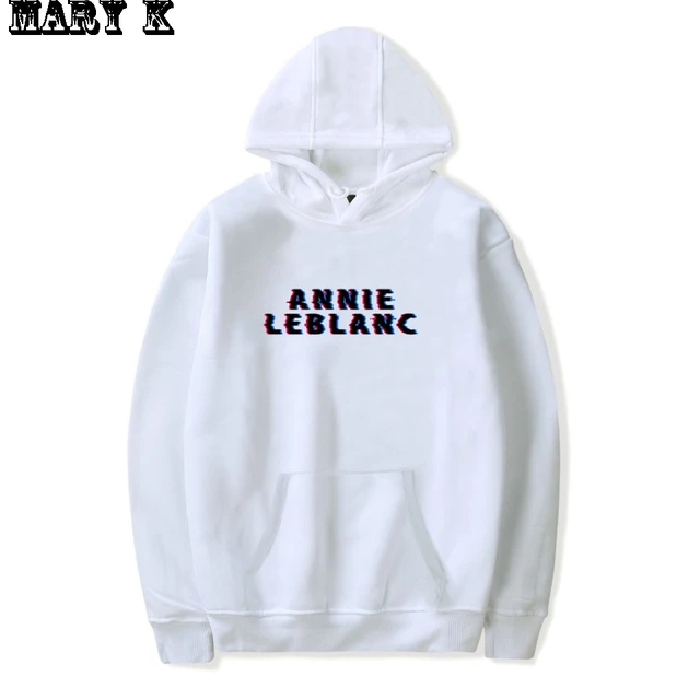 annie leblanc logo pullover hoodie