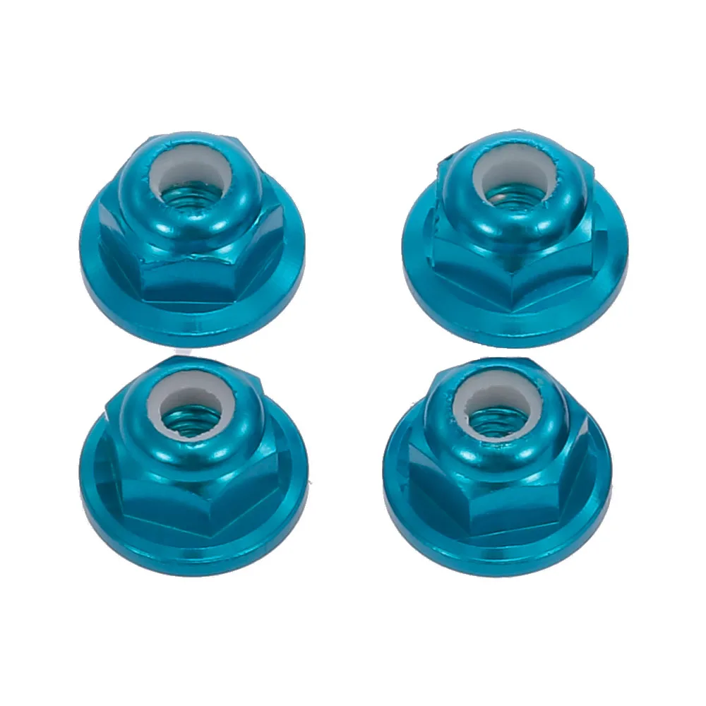 

4pcs Wheel Lock Nut 4mm M4 for RC Car 1:12 Wltoys 12428 12423 FY-03 Hopup Parts