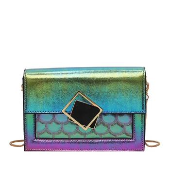 

Luxury Chain Crossbody Bags For Women 2020 Fashion Designer Shoulder Bag Small Square Flap Bag High Quality Leather Handbags