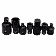 Гнездо Редуктор преобразователя адаптер 1/" 1/4" 3/" квадратные диски разъем на воздухозаборник гаечный ключ Шаг вниз адаптеры Инструменты 7 шт. набор