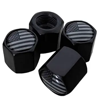 

American Flag Valve Stem Cap Tire Wheel Rim Dust Cover Fits Cars Trucks Bikes Motorcycles Bicycles New