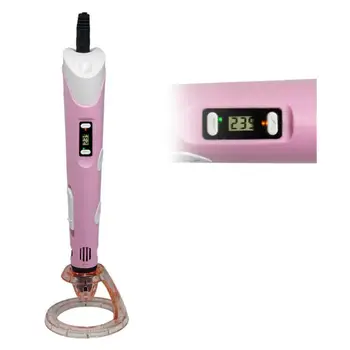 

High Temperature Resistant 3D Printing Pen Holder Stand Bracket Base Mat PC Holder Mount for 3D Printer Pens Random Color