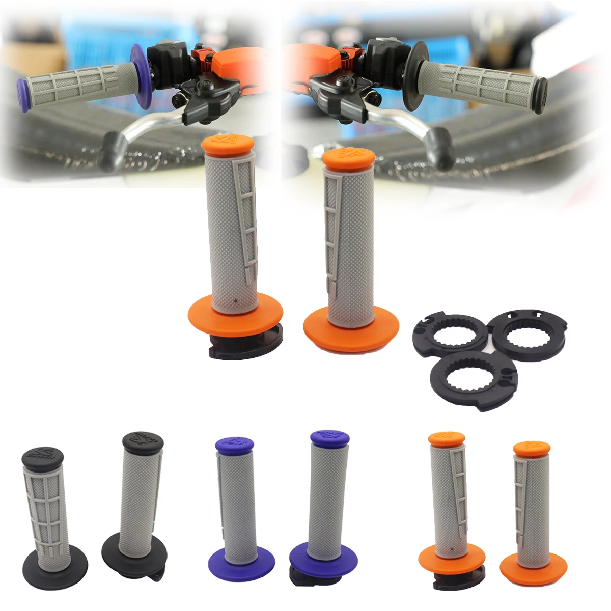 

Motorcycle Handlebar Lock-on Grip For KTM XC EXCF XC XCF XCW XCFW MX EGS SX SXF SXS 50 65 85 125 150 200 250 Enduro Pit Bike