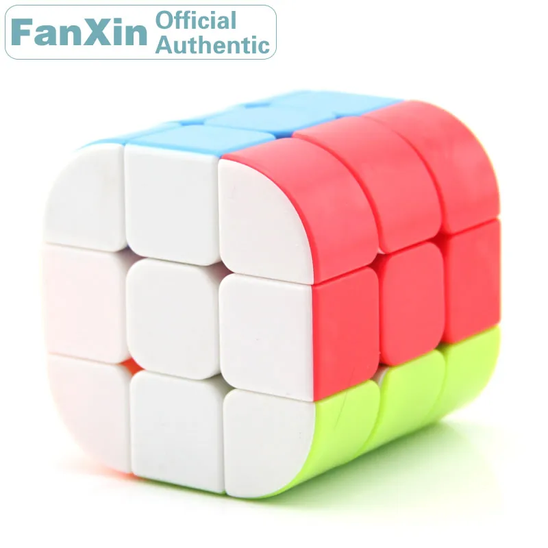 

FanXin 3x3x3 Cylinder Magic Cube Column Professional Speed Puzzle Twisty Brain Teaser Antistress Educational Toys For Children