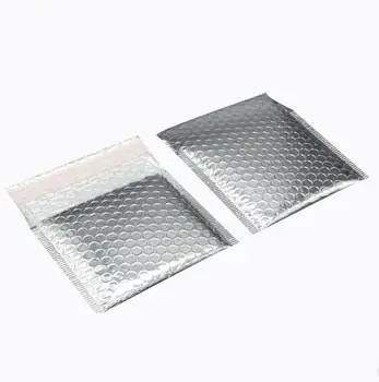 

20pcs/lots 11*11cm Small size Silver Aluminum foil Bubble Envelope Courier Bags Waterproof Jewelry Packaging Bags