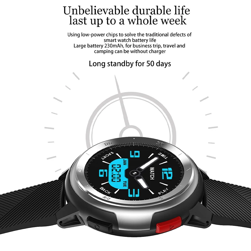 BDO DT68 Smartwatch Armband Männer Frauen Fitness Tracker Gesundheit Herz Rate Monitor IP68 Wasserdichte Touch Smart Handgelenk Uhr