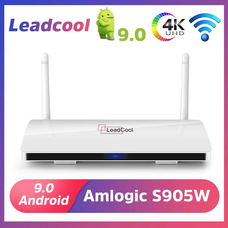 best hd antenna indoor Leadcool 4K Smart TV Box Android 9.0 S905W 2G16G Quad Core Support 2.4G Wifi 3D media player 1G8G Leadcool Android Set top Boxes indoor tv antenna