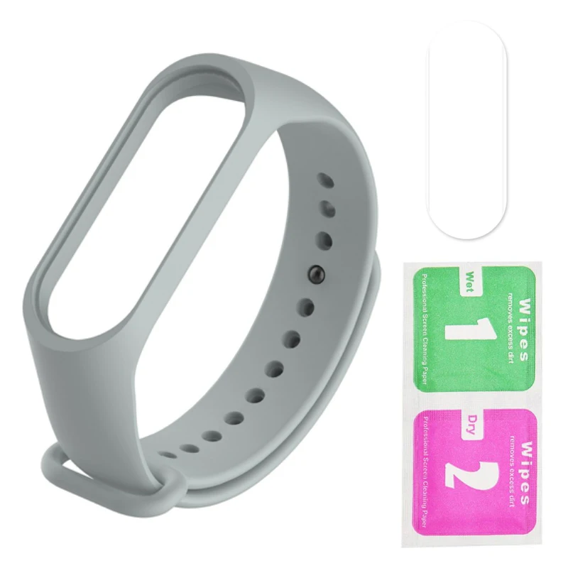 50 шт./лот, ремешок mi Band 3 и 4, силиконовый ремешок для часов Xiao mi, браслет Four Xio mi Xaio mi Xia mi Xao mi Xaiomy - Цвет: 006