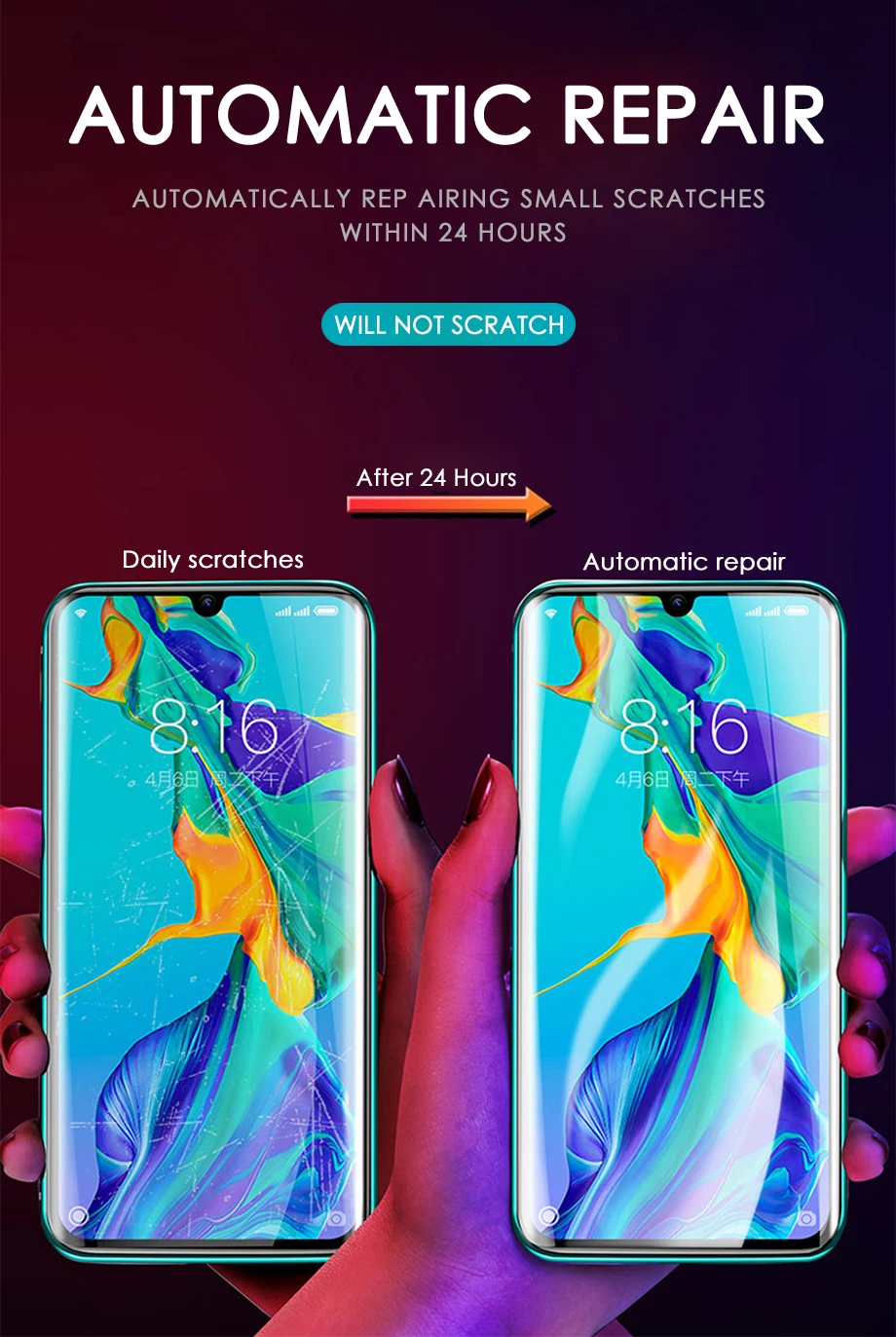 mobile phone screen protector Hydrogel Cho Danh Dự 10 Lite 20 Pro 10i X 9S 9 Lite Quan Điểm 20 Tấm Bảo Vệ Màn Hình Cho Huawei danh Dự 8X 9a 10X 20 S mobile phone screen protector