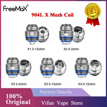 

Original Freemax 904L X Mesh Coil for Fireluke 2/Fireluke 3/Fireluke Mesh Tank 0.15ohm/0.2ohm Mesh Coil E-cig Vape Coil Head