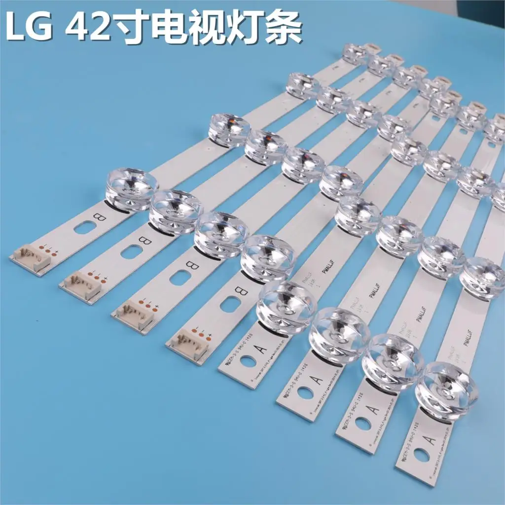 

New 8pcs/set LED backlight strip for LG 42LB5610 42LB 42LF561V INNOTEK DRT 3.0 42 inch A/B 6916L-1709B 1710B 6916L-1956C 1957C