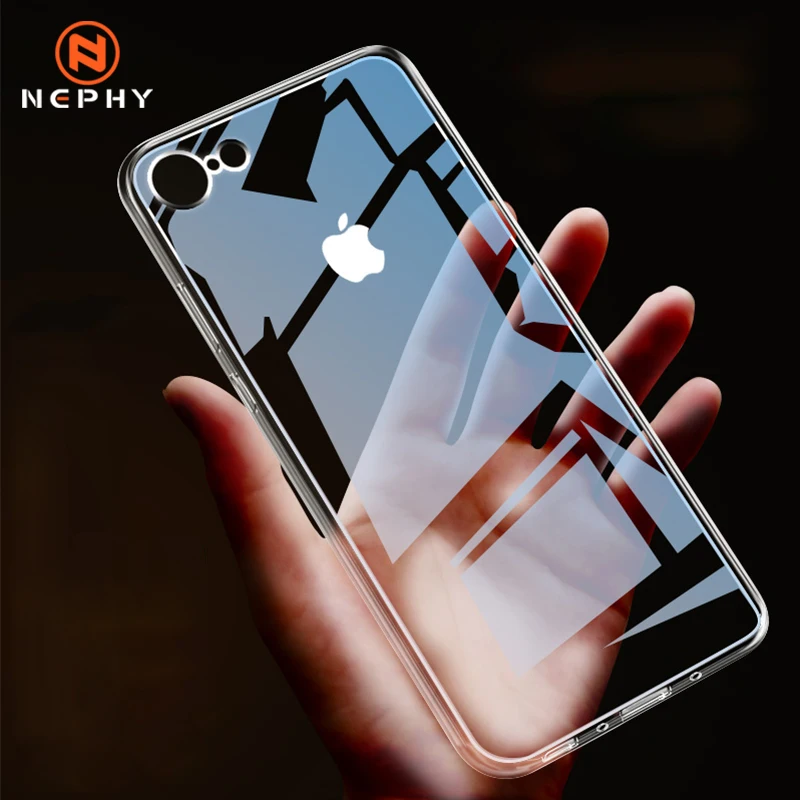 Чехол для iPhone прозрачный силиконовый Ультратонкий чехол 6 6S 7 8 Plus X 5S SE 2020 4S 12 11 Pro XS