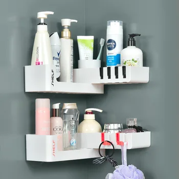 

Creative Rotating Rack Toilet Storage Box Cosmetic Storage Box Multi-angle Seamless Installation Without Punching