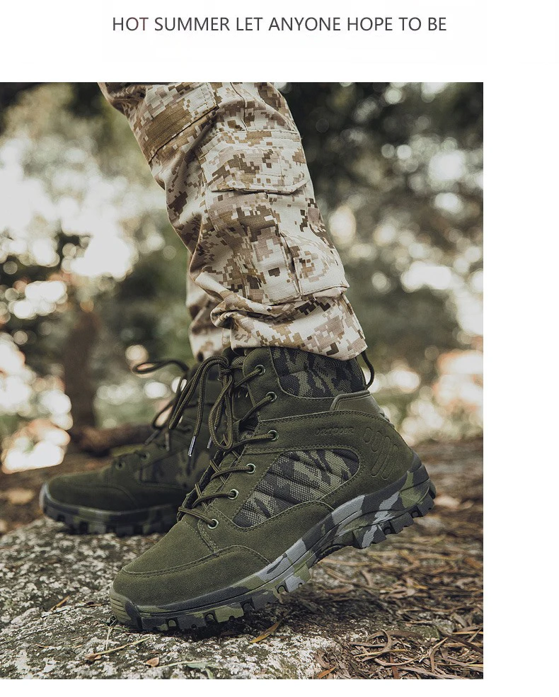 Камуфляжные армейские ботинки; военные ботинки; мужские тактические ботинки; уличная тактическая обувь для пустыни; защитная обувь; мужские Ботильоны; большой размер 46