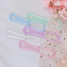 Новинка, 1 шт., 5 цветов, скребок для рук, щетка для чистки языка, скребок, очиститель, уход за зубами, гигиена полости рта