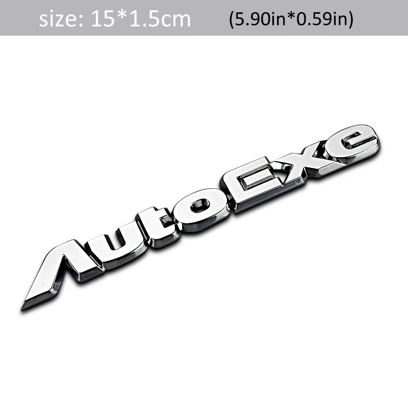 1 шт. 3D металлический Autoexe автомобильный боковой задний багажник эмблема значок