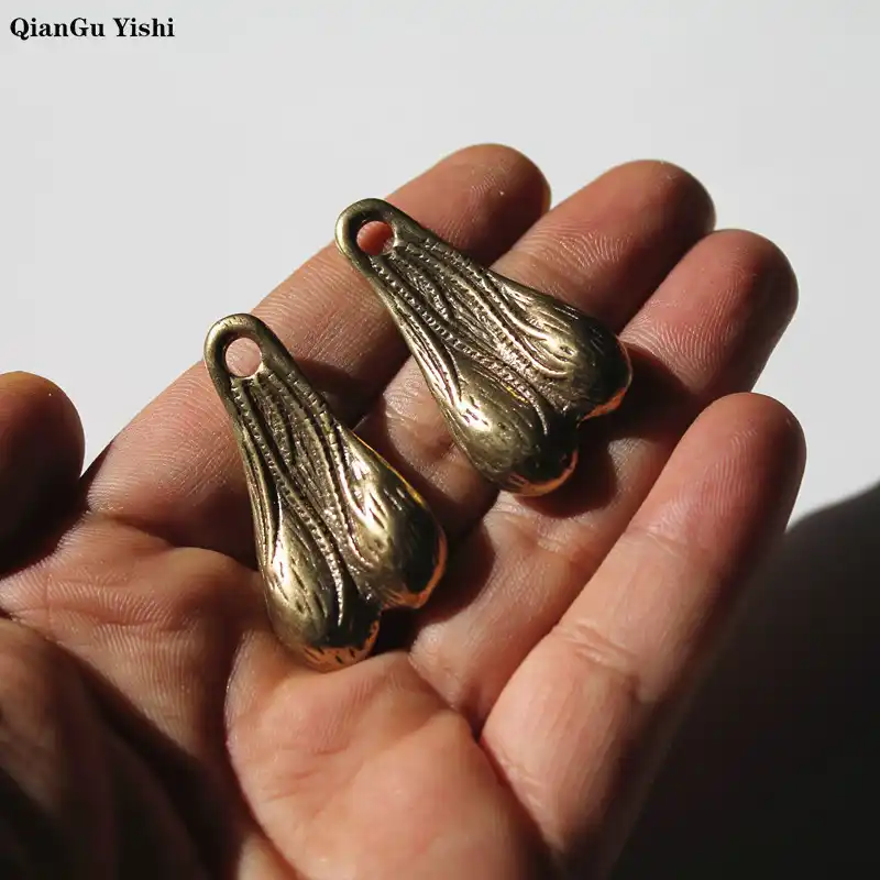 Solid Brass Balls Keyring personality Keychain Novelty Key Fob For Car Key DIY Accessories brass