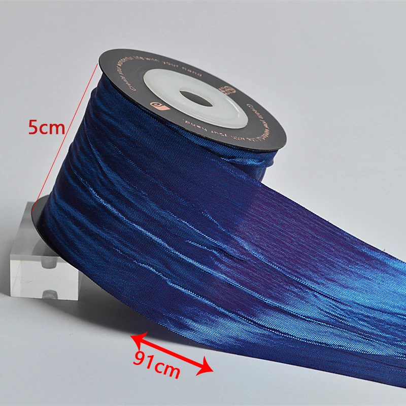 1Yard Color Pleated Ribbons for Wedding Party
