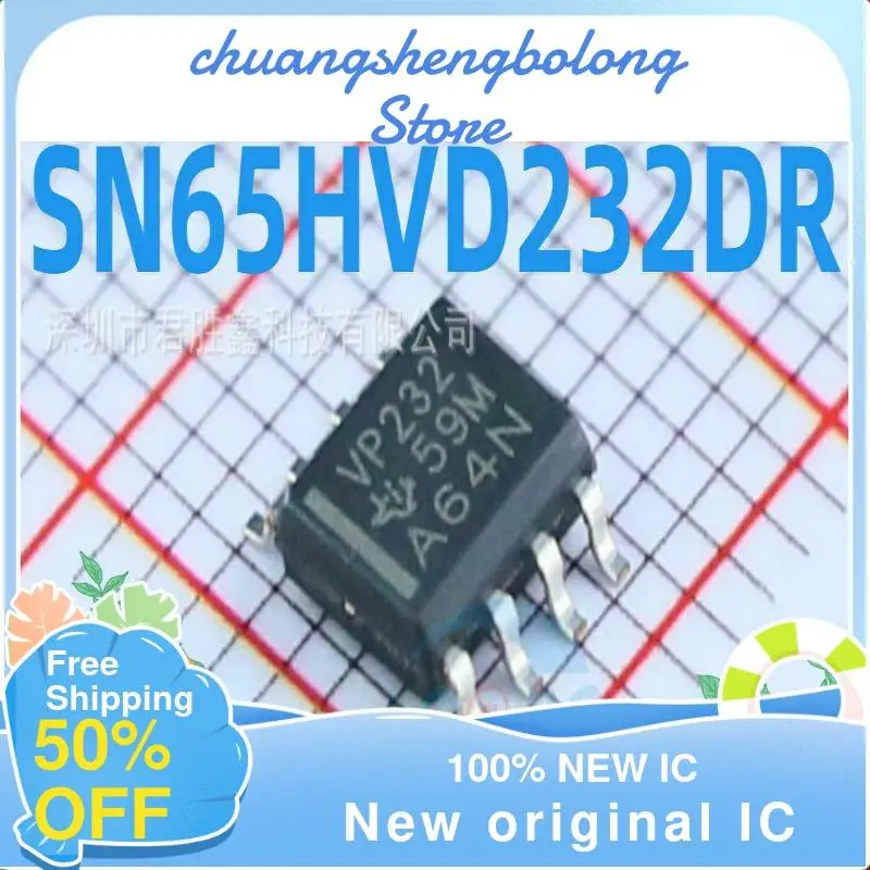 

10PCS SN65HVD232DR SN65HVD232D VP232 SOP8 New original IC