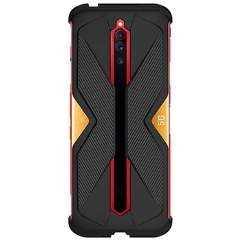 

Dual Sliding Rails Phone Case Anti-knock Shockproof Shell Protective Cover for Nubia Red Magic 5G Mobile Phone
